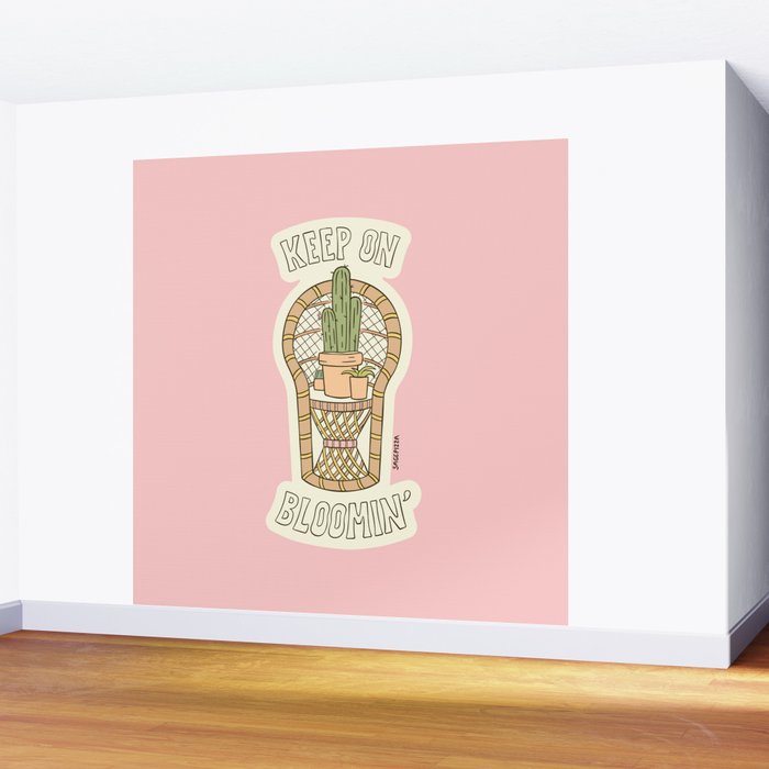 KEEP ON BLOOMIN' Wall Mural Gallery Image 2