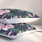 Whimsical Cheerful Bows Plants Pillow Sham Gallery Image 3