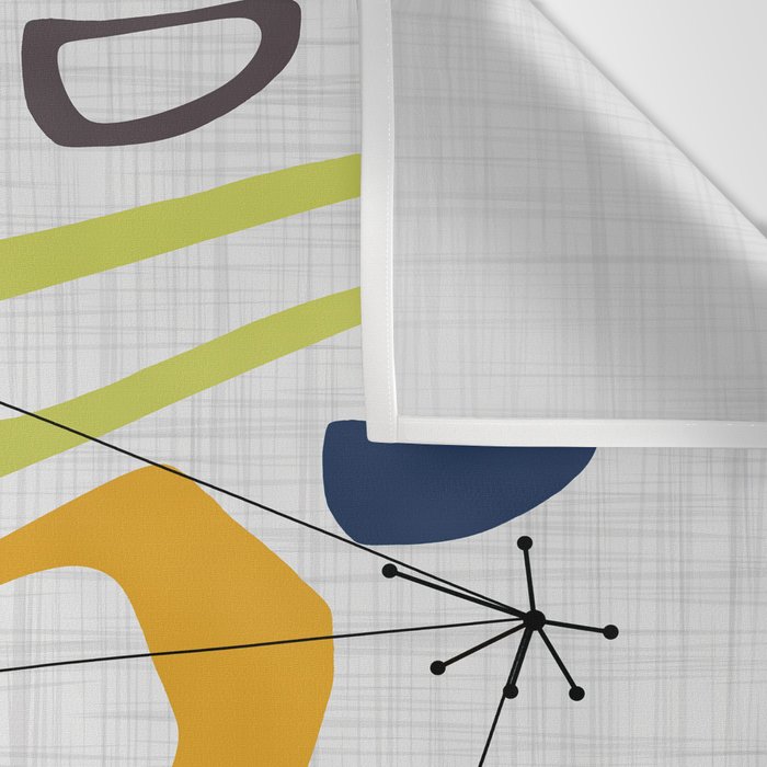 Mid Century Modern Art Wall Tapestry Gallery Image 3