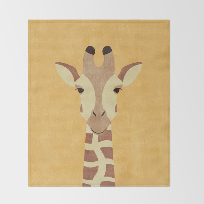 FAUNA / Giraffe Throw Blanket Gallery Image 2