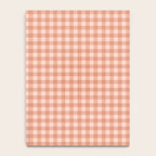 Gingham Plaid Pattern - Natural Rose Notebook Gallery Image 4