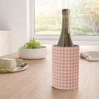 Gingham Plaid Pattern - Natural Rose Wine Chiller Gallery Image 4