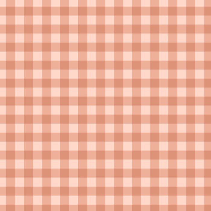Gingham Plaid Pattern - Natural Rose Coffee Mug Gallery Image 2