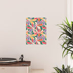 Colorful abstract flower art pattern Poster Gallery Image 2