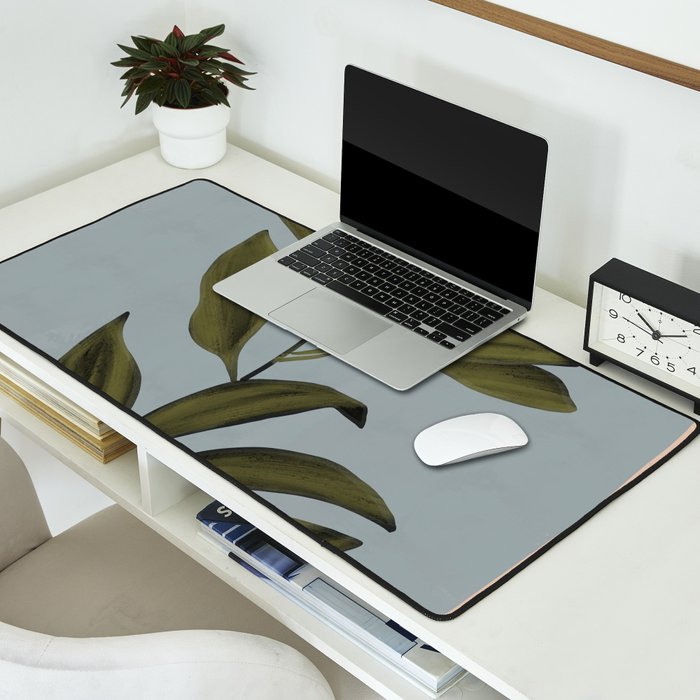 Abstract Art /Minimal Plant 77 Desk Mat Gallery Image 2