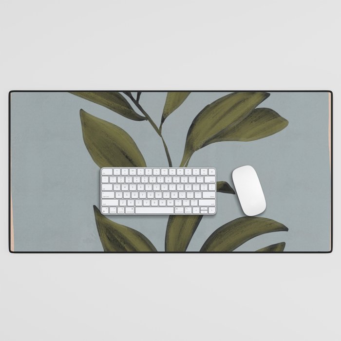 Abstract Art /Minimal Plant 77 Desk Mat Gallery Image 1