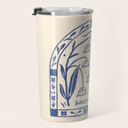 Hang in There - Block Print Bluebells Travel Mug Gallery Image 3