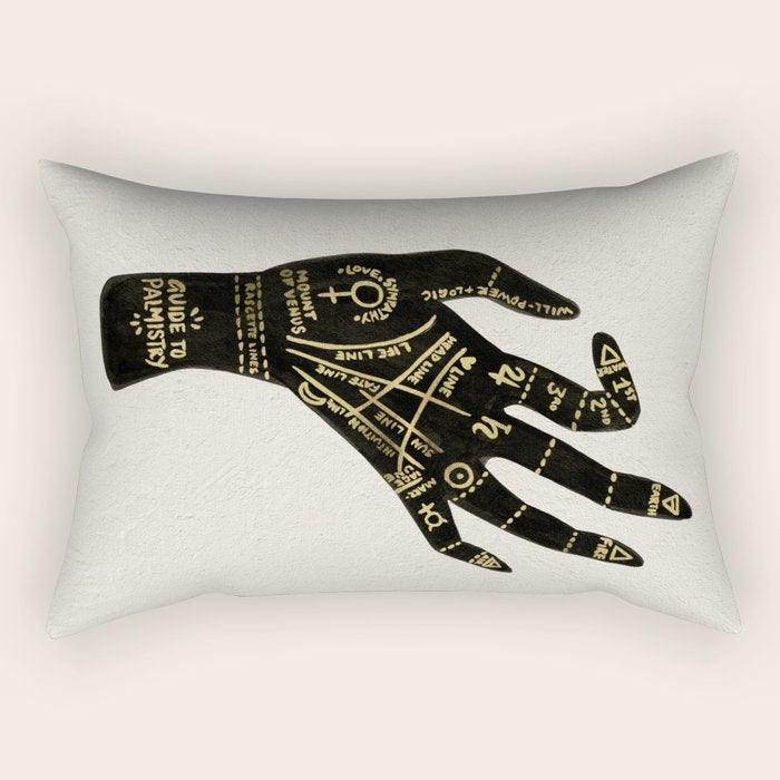 Palmistry Rectangular Pillow Gallery Image 2