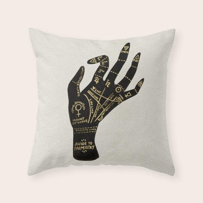 Palmistry Throw Pillow Gallery Image 6