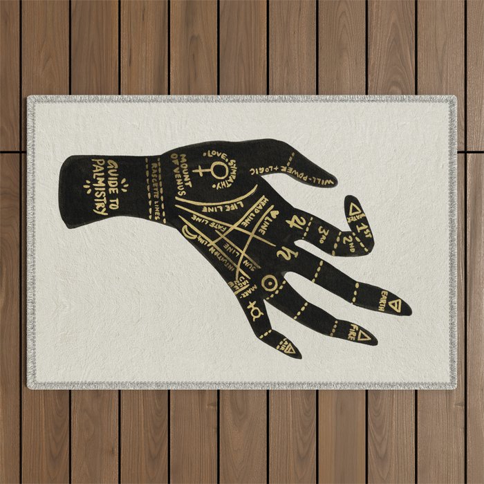 Palmistry Outdoor Rug Gallery Image 1