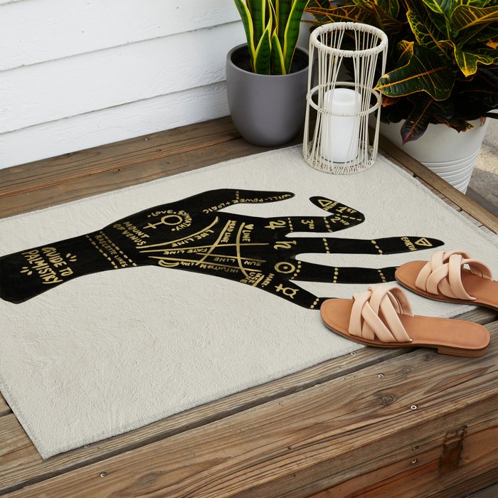 Palmistry Outdoor Rug Gallery Image 2