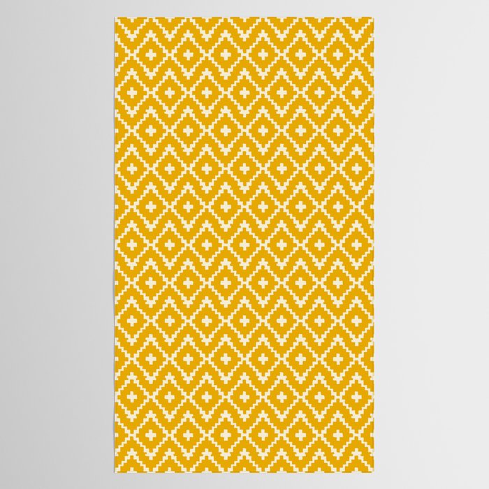 Radiance of the Yellow Zellige Tablecloth Gallery Image 2