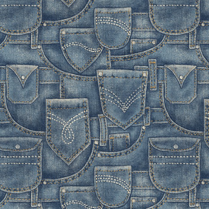 Jean Pockets - medium denim blue Coffee Mug Gallery Image 2