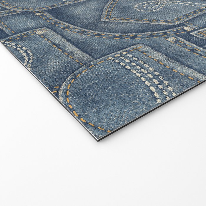 Jean Pockets - medium denim blue Welcome Mat Gallery Image 2