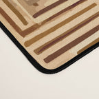 Black and Gold Klimt Dog with Geometric Pattern Desk Mat Gallery Image 4