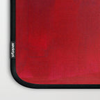 Burnt Red Yellow Ochre Mid Century Modern Abstract Minimalist Rothko Color Field Squares Laptop Sleeve Gallery Image 3