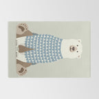 Whimsical Polar Bear Rug Gallery Image 2