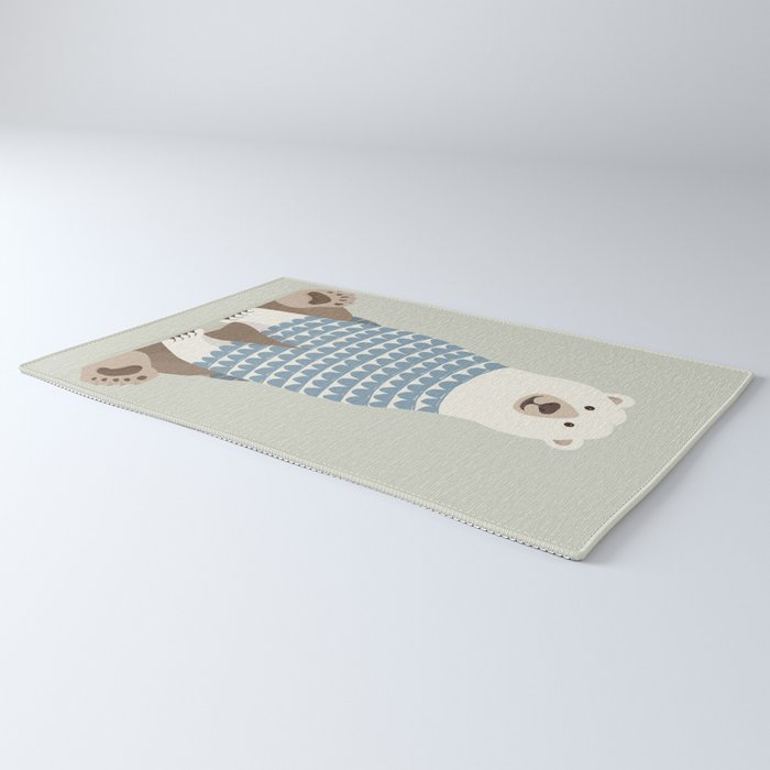 Whimsical Polar Bear Rug Gallery Image 3