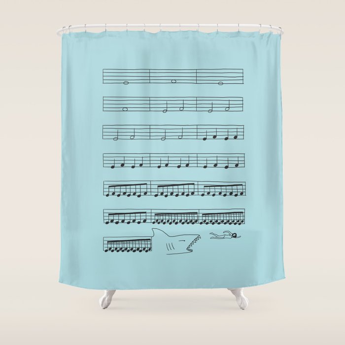 Jaws Shower Curtain Gallery Image 1