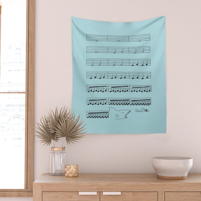 Jaws Wall Tapestry Gallery Image 2