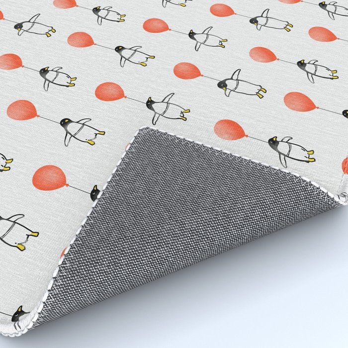 Penguin Balloons Pattern Rug Gallery Image 4