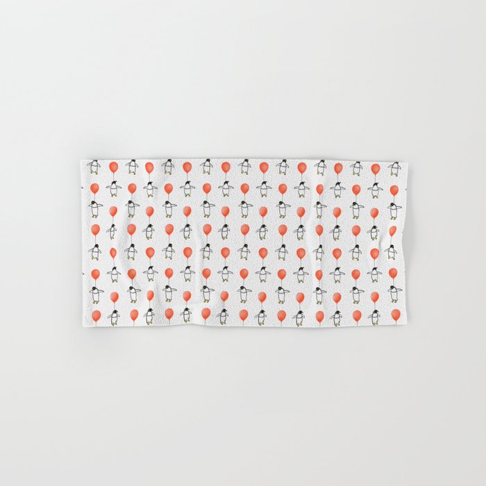 Penguin Balloons Pattern Towels Gallery Image 1