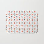 Penguin Balloons Pattern Bath Mat Gallery Image 1