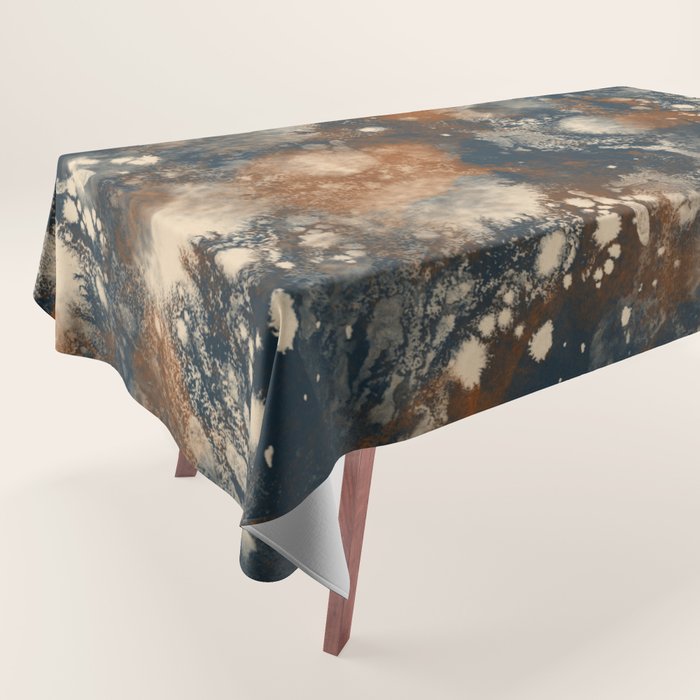 Earth watercolor splashes Tablecloth Gallery Image 1
