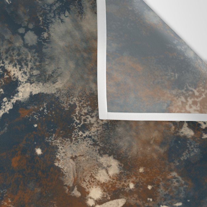 Earth watercolor splashes Wall Tapestry Gallery Image 3