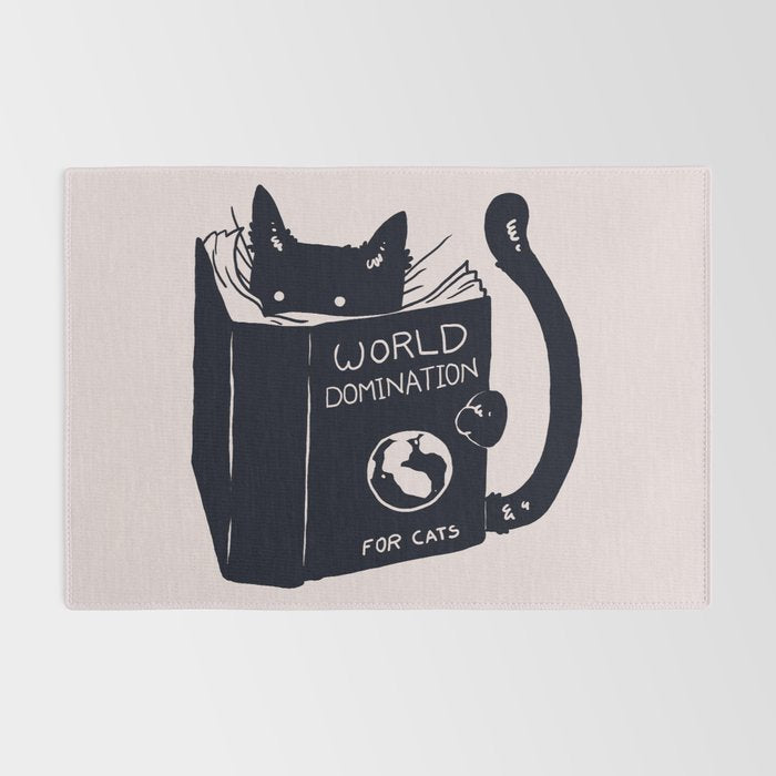 World Domination For Cats Rug Gallery Image 2