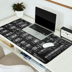 Black Cocktail Recipes Guide Desk Mat Gallery Image 2