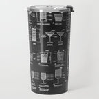 Black Cocktail Recipes Guide Travel Mug Gallery Image 2
