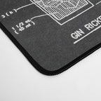 Black Cocktail Recipes Guide Desk Mat Gallery Image 4