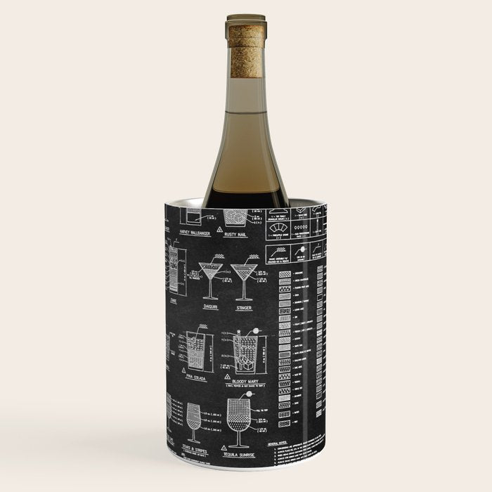 Black Cocktail Recipes Guide Wine Chiller Gallery Image 3