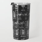 Black Cocktail Recipes Guide Travel Mug Gallery Image 3