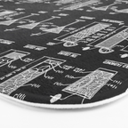 Black Cocktail Recipes Guide Bath Mat Gallery Image 3