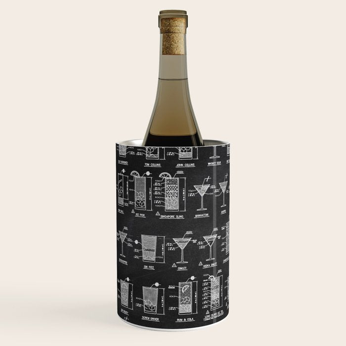 Black Cocktail Recipes Guide Wine Chiller Gallery Image 2