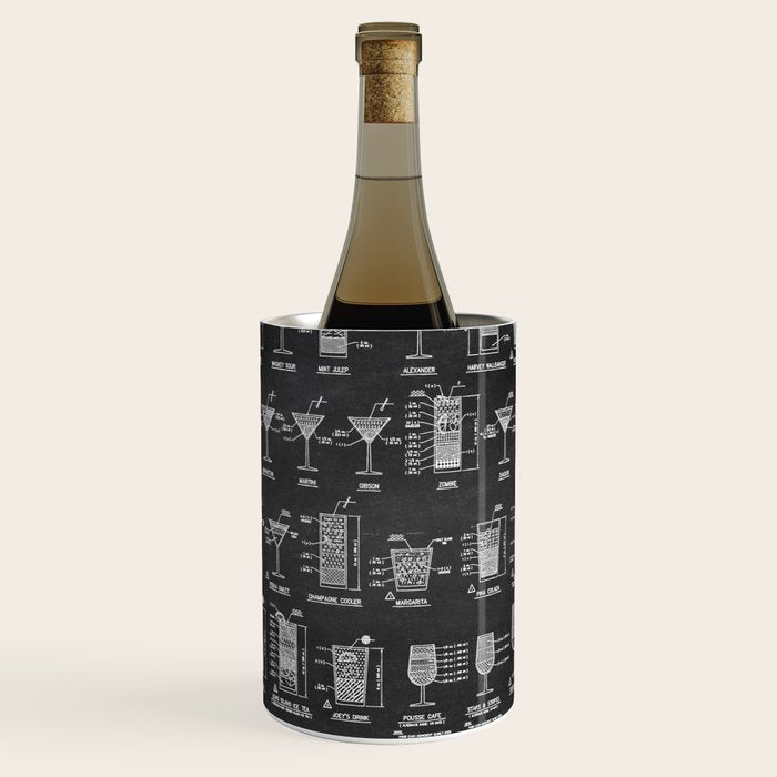 Black Cocktail Recipes Guide Wine Chiller Gallery Image 1