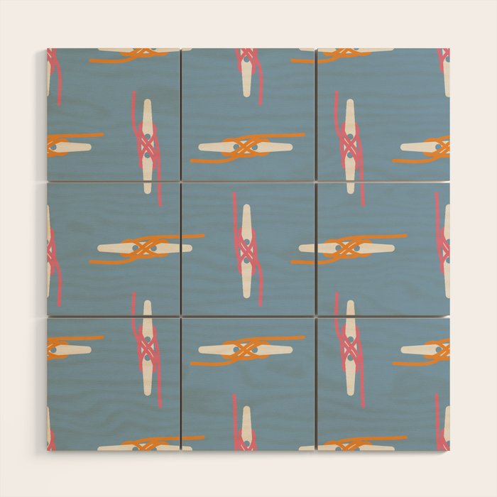 Boating Knot Pattern Wood Wall Art Gallery Image 1