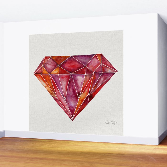 Million-Carat Ruby Wall Mural Gallery Image 2