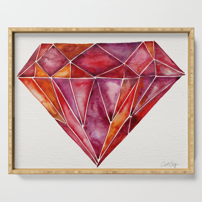 Million-Carat Ruby Serving Tray Gallery Image 1