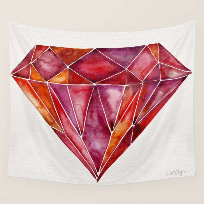 Million-Carat Ruby Wall Tapestry Gallery Image 4