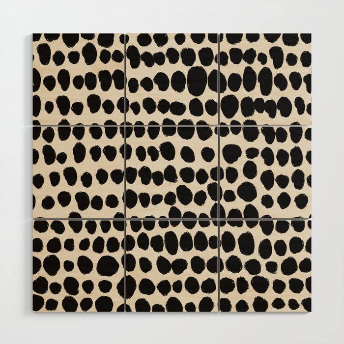 Irregular Polka Dot Pattern #1 Wood Wall Art Gallery Image 1