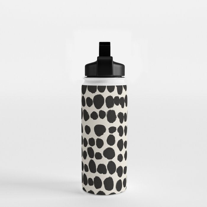 Irregular Polka Dot Pattern #1 Water Bottle Gallery Image 2