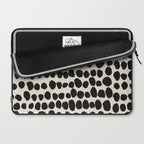 Irregular Polka Dot Pattern #1 Laptop Sleeve Gallery Image 2