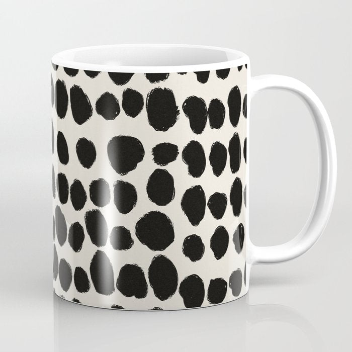 Irregular Polka Dot Pattern #1 Coffee Mug Gallery Image 1