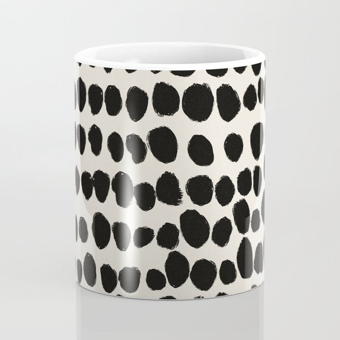 Irregular Polka Dot Pattern #1 Coffee Mug Gallery Image 4
