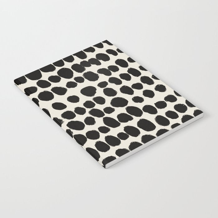 Irregular Polka Dot Pattern #1 Notebook Gallery Image 1