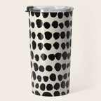 Irregular Polka Dot Pattern #1 Travel Mug Gallery Image 3