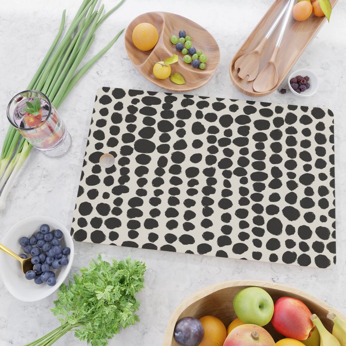 Irregular Polka Dot Pattern #1 Cutting Board Gallery Image 2